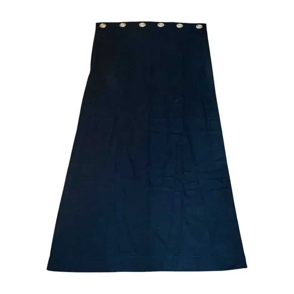 Set Of 2 Panels 84 x 41.5 Threshold Blue Curtains